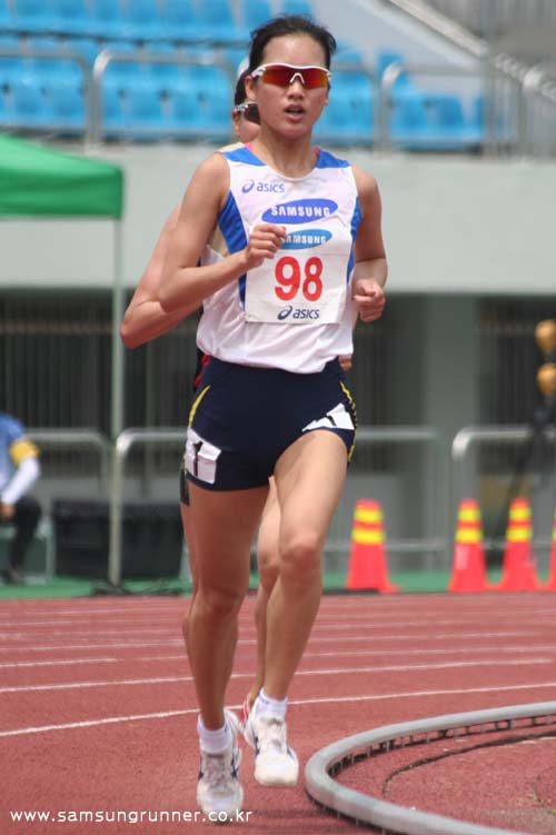 [전국육상선수권] 여자10000m 김성은, 올림픽 대비 컨디션 점검 사진