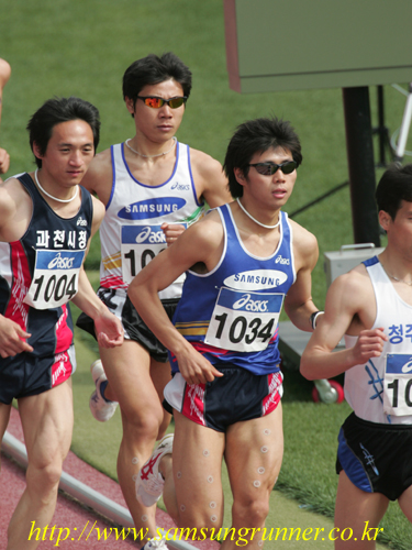 [05종별육상]남자 5000m의 허장규, 박주영선수 사진