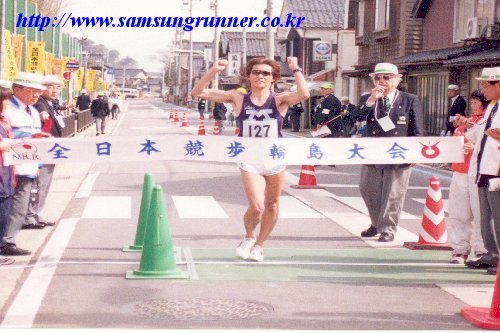[전일본경보대회] 남자20km 우승자 사진