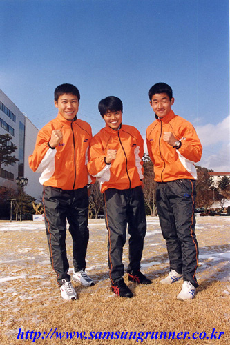 2003년 육상단 신입선수 사진