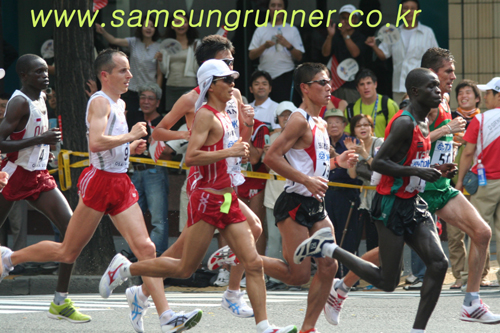 [세계육상]男마라톤 단체전은메달 주역 박주영선수 사진