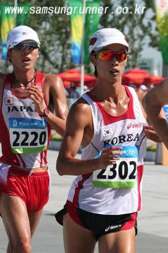 [베이징올림픽]김현섭, 남자경보20km 23위