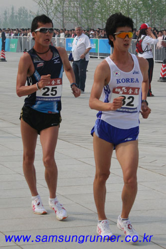 박칠성,김현섭 세계경보컵에서 한국기록 도전