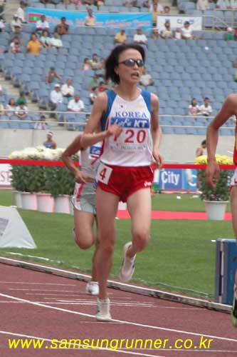 [아시아육상]이은정 5000m 한국신,銀