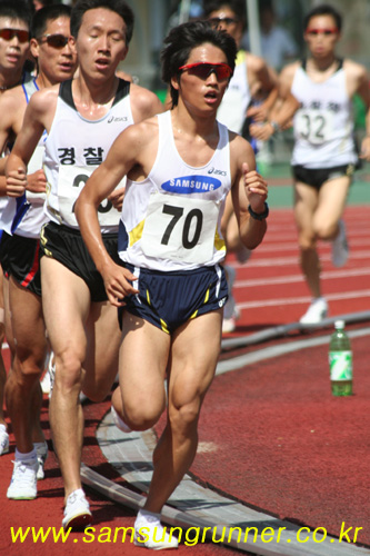 류지산, 실업단대항 5000m 6위