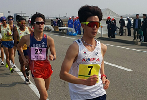 김현섭, 아시아20km경보선수권 우승