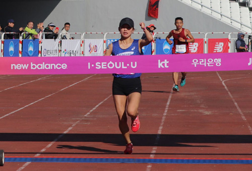 김성은, JTBC서울마라톤 여자부 우승