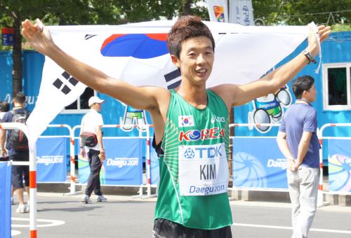 김현섭, 세계육상선수권 한국최초 메달리스트 등극