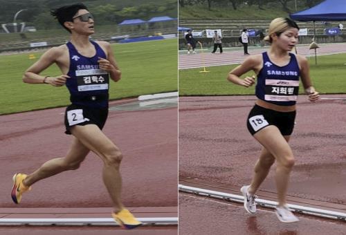 김학수, 전국실업육상경기선수권대회 남자 5000m 2위