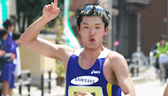 임정현 선수 남자경보50km 한국기록 수립 경기 모습